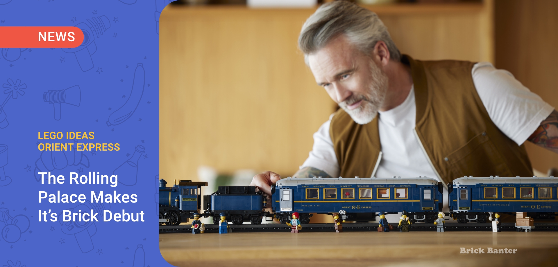 All aboard! Travel through time with the new Lego Ideas Orient Express set  - Orient Express