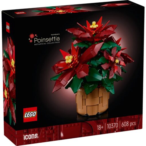 LEGO ICONS Poinsettia 10370 box