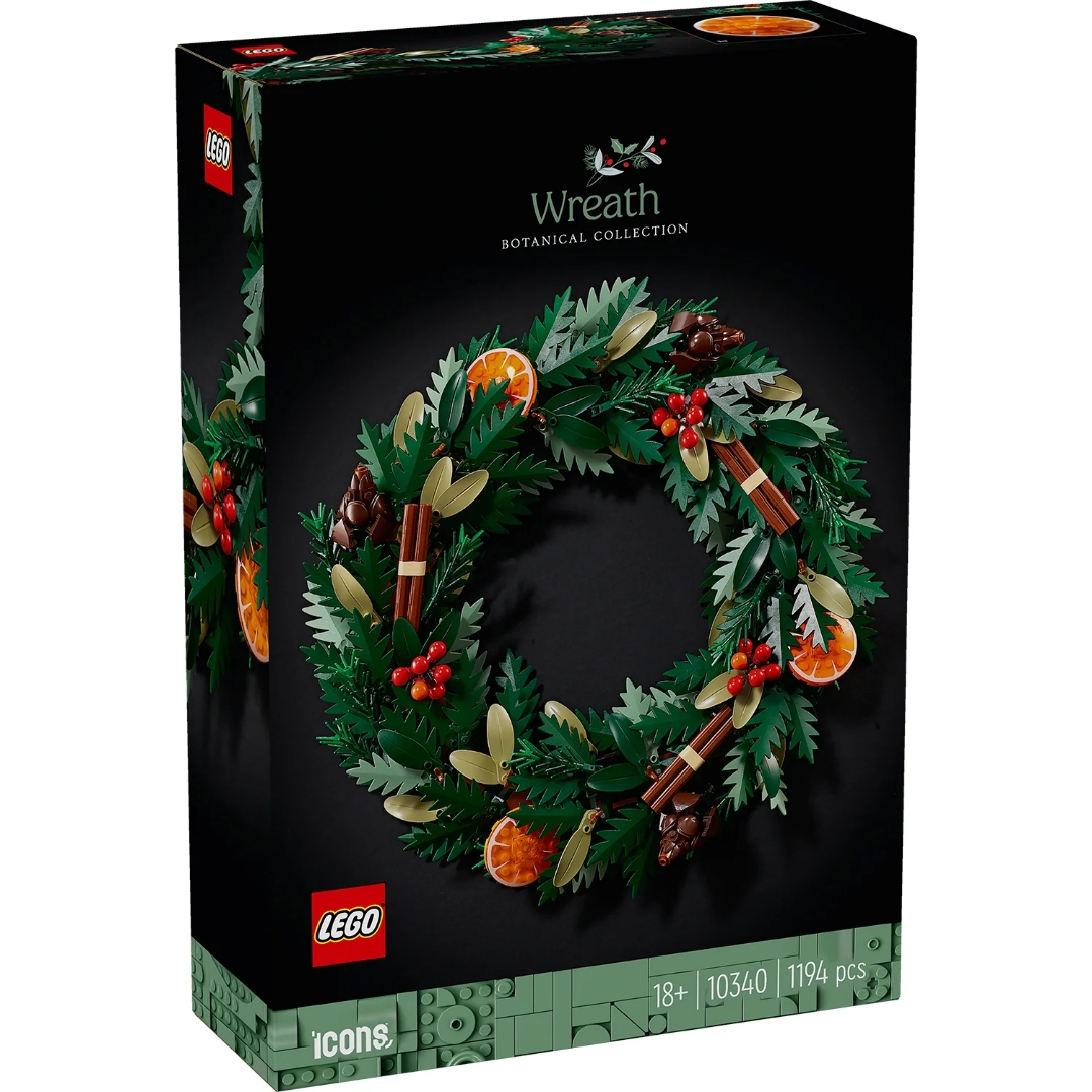 LEGO ICONS Wreath 10340 Box