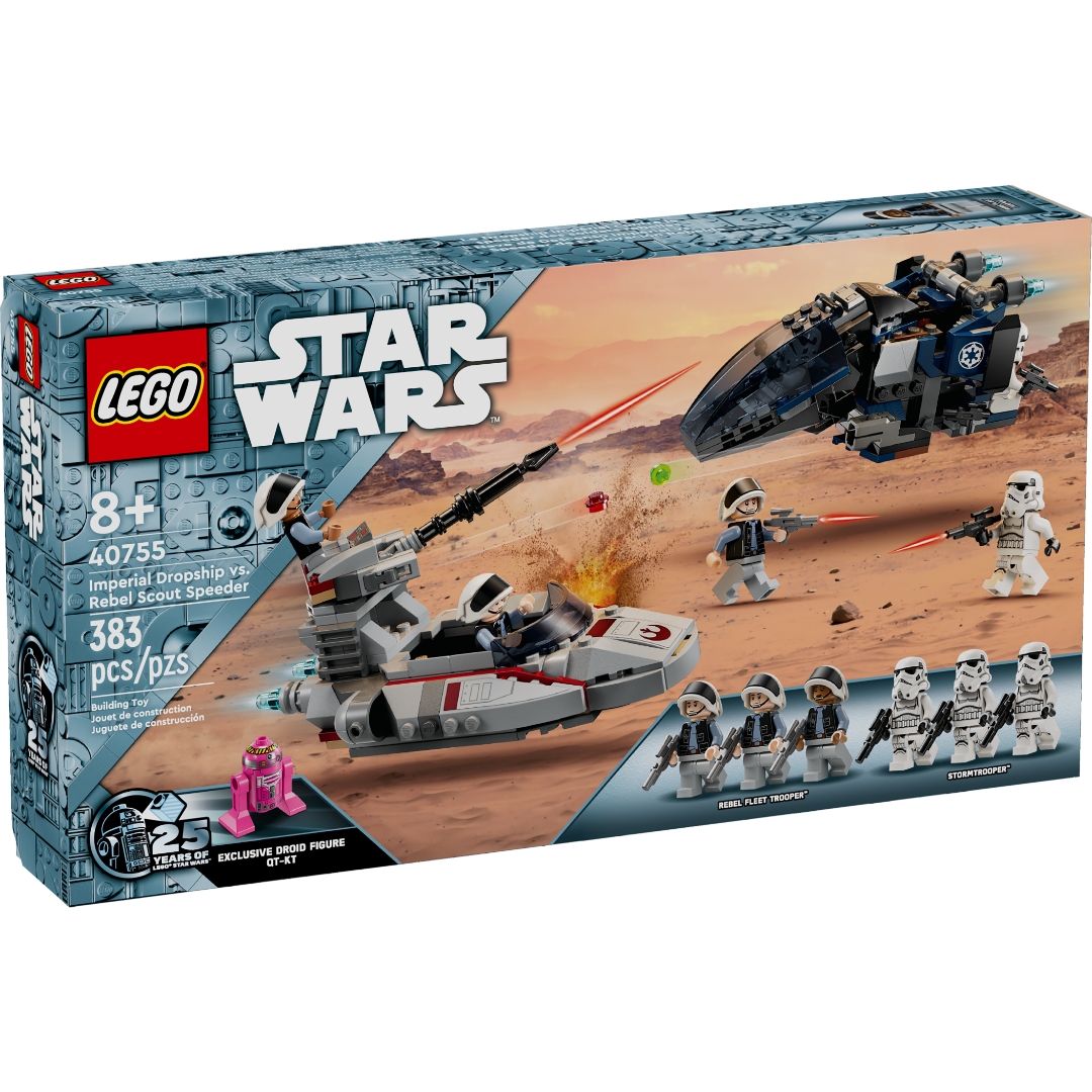 LEGO Star Wars Imperial Dropship Vs Rebel Scout Speeder 40755 GWP Box