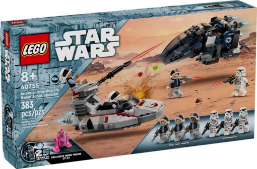 LEGO Star Wars Imperial Dropship vs Rebel Scout Speeder 40755 GWP New Release Review Brick Banter