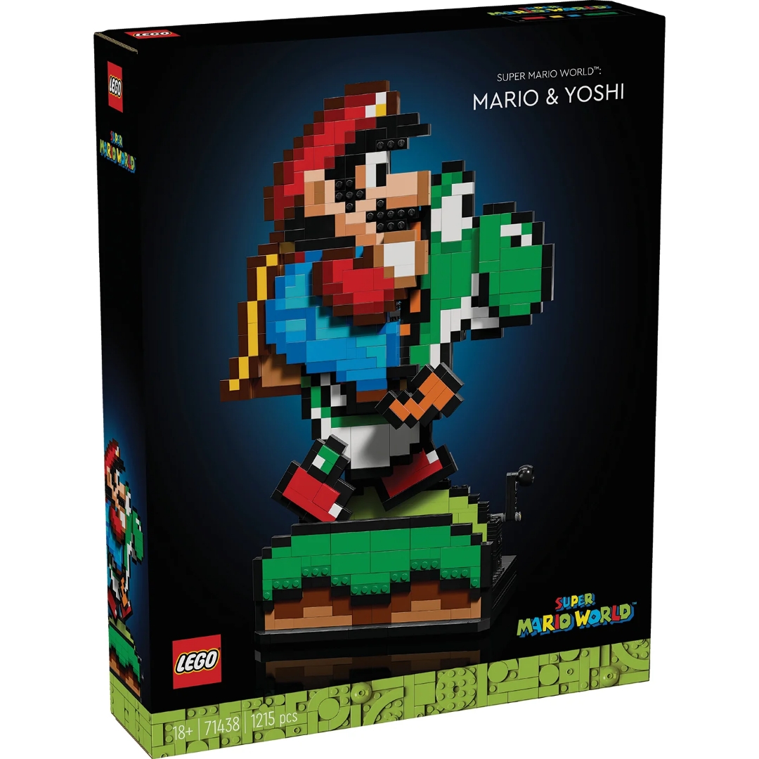 LEGO Super Mario Super Mario World- Mario & Yoshi 71438 Box