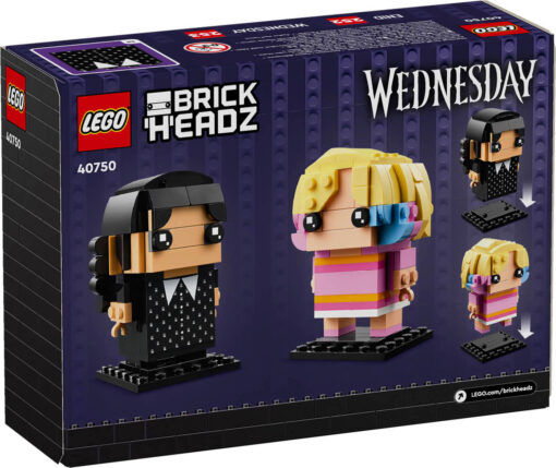 LEGO Wednesday Brickheadz Wednesday and Enid 40750 New Release Review Brick Banter - 2024