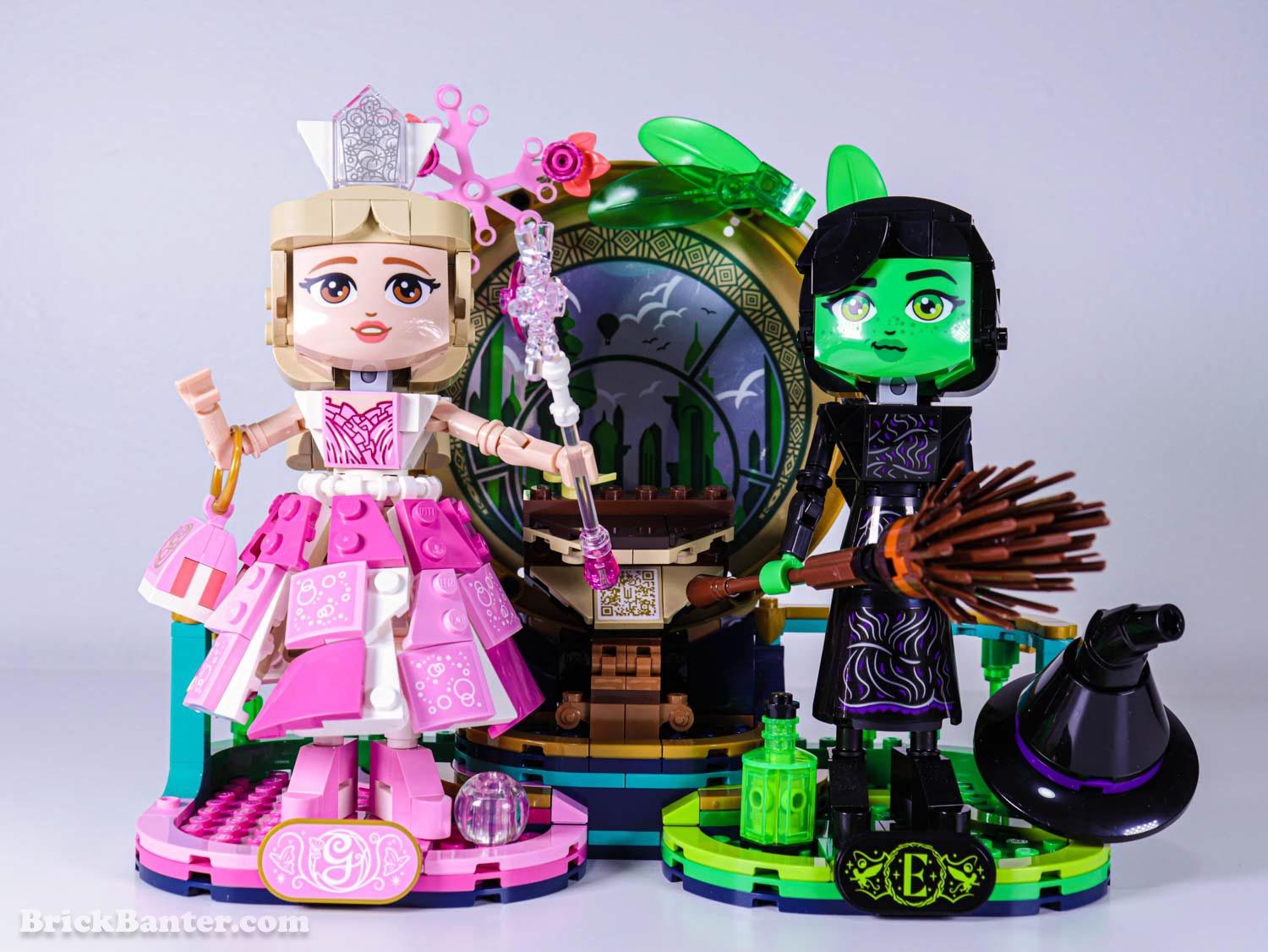 LEGO Wicked Glinda Elphaba Figures 75682 New Release Review Brick Banter