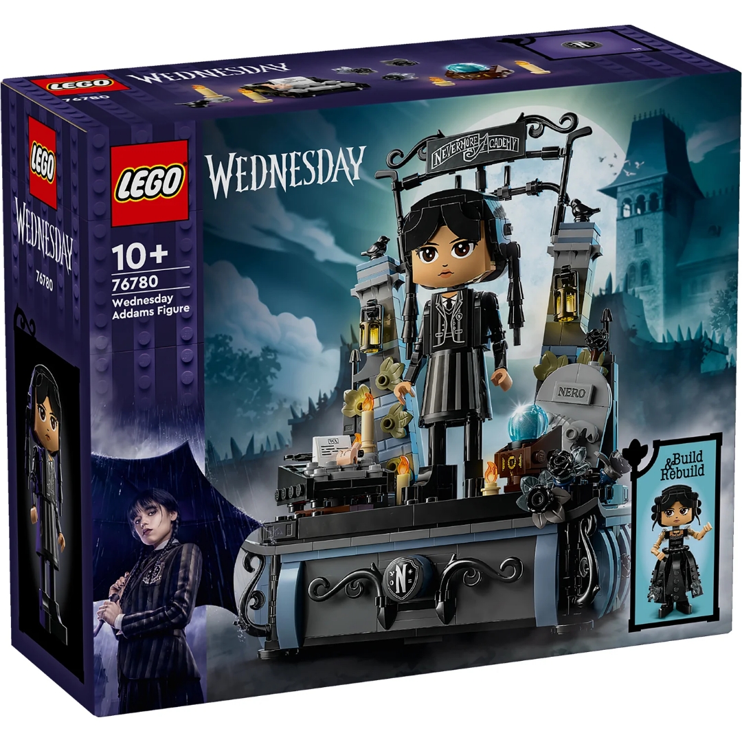 LEGO® Wednesday- Wednesday Addams Figure 76780 Box