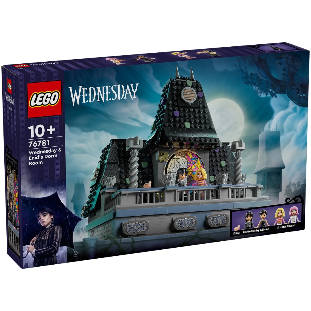 LEGO® Wednesday- Wednesday & Enid’s Dorm Room 76781 box