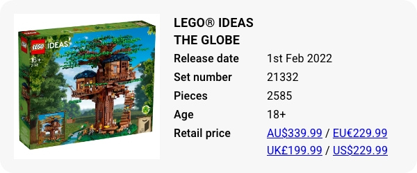 21332 LEGO Ideas The Globe Retiring LEGO Sets 2024 Brick Banter