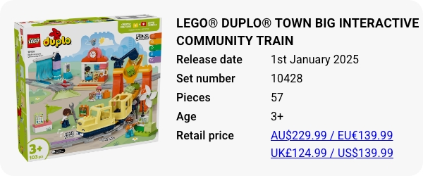 LEGO® DUPLO® Town Big Interactive Community Train 10428 January 2025 - W