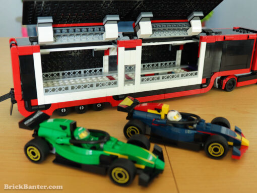 LEGO® City F1® Truck with RB20 & AMR24 F1® Cars - 60445 - New release January 2025 - Brick Banter review