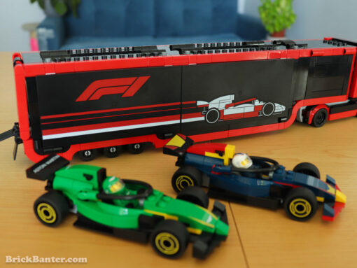 LEGO® City F1® Truck with RB20 & AMR24 F1® Cars - 60445 - New release January 2025 - Brick Banter review