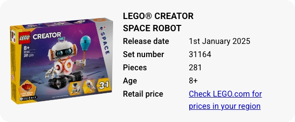 LEGO® Creator Space Robot 31164 January 2025 - W