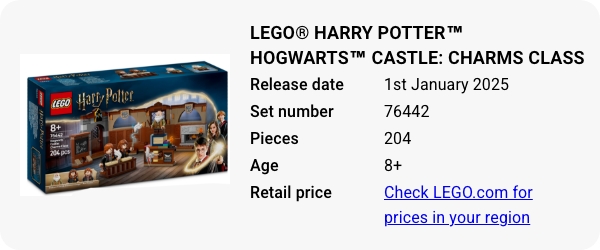 LEGO® Harry Potter™ Hogwarts™ Castle- Charms Class 76442 January 2025 - W