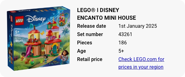 LEGO® ǀ Disney Encanto Mini House 43261 January 2025 - W