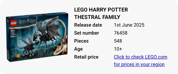 76458 LEGO Harry Potter Thestral Family June 2025