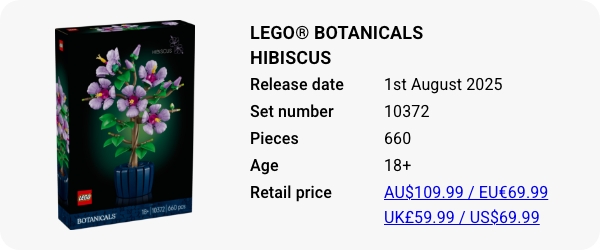 10372 LEGO® Botanicals Hibiscus