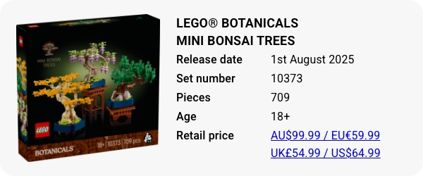 10373 LEGO® Botanicals Mini Bonsai Trees