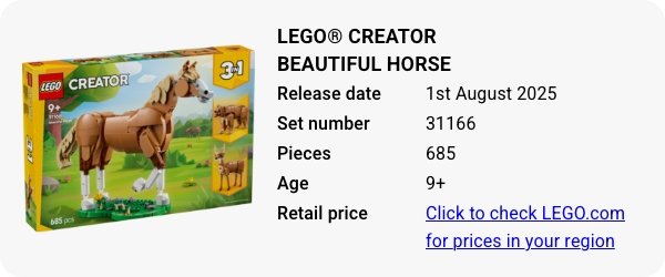 31166 LEGO® Creator Beautiful Horse