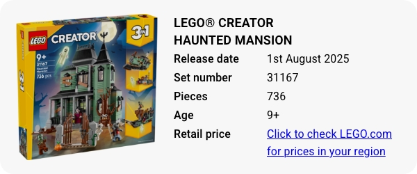31167 LEGO® Creator Haunted Mansion
