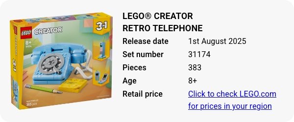 31174 LEGO® Creator Retro Telephone