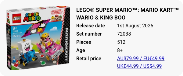 72038 LEGO® Super Mario™- Mario Kart™ Wario & King Boo