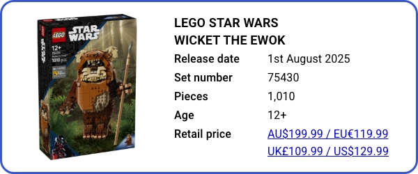 75430 LEGO Star Wars Wicket the Ewok - B