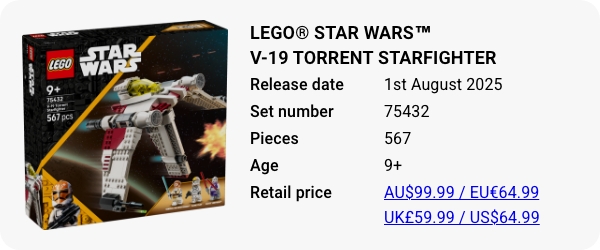 75432 LEGO® Star Wars™ V-19 Torrent Starfighter