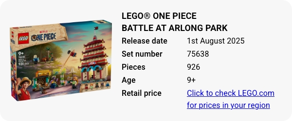 75638 LEGO® ONE PIECE Battle at Arlong Park