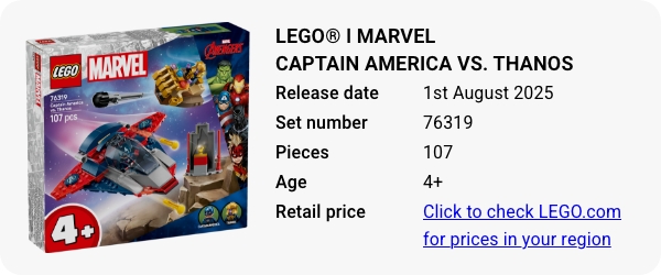 76319 LEGO® ǀ Marvel Captain America vs. Thanos