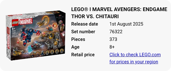 76322 LEGO® ǀ Marvel Avengers- Endgame Thor vs. Chitauri