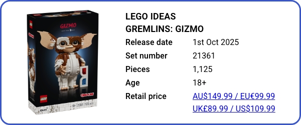 21361 LEGO Ideas Gremlins Gizmo - B