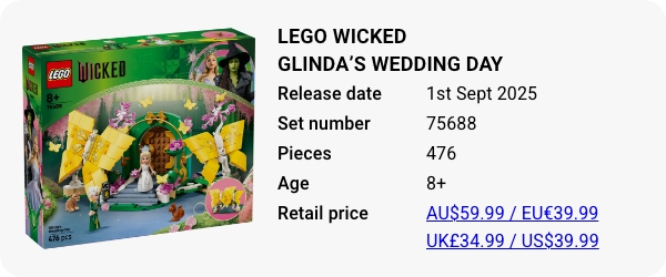 75688 LEGO Wicked Glinda’s Wedding Day