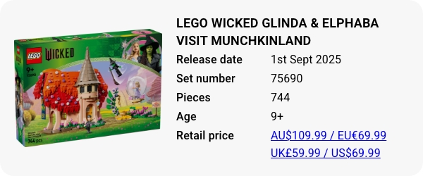 75690 LEGO Wicked Glinda & Elphaba Visit Munchkinland