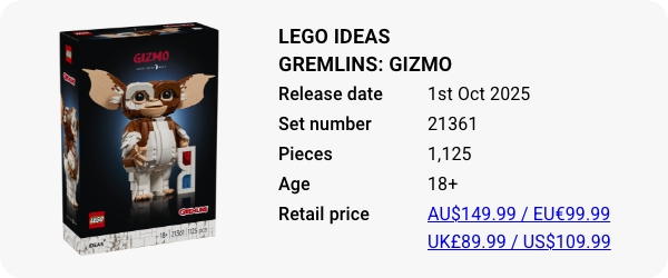 21361 LEGO Ideas Gremlins Gizmo - W