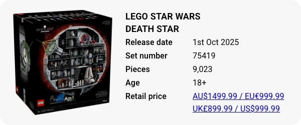 75419 LEGO Star Wars Death Star 2025 - W