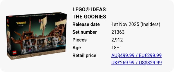 21363 LEGO Ideas The Goonies w