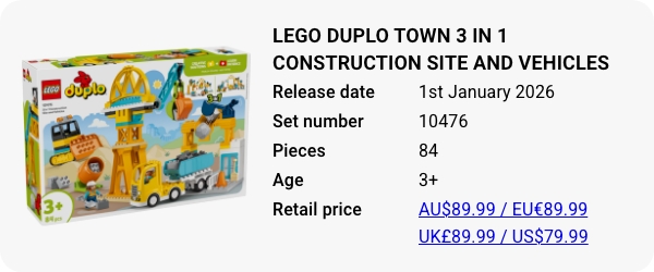 New LEGO DUPLO January 2026