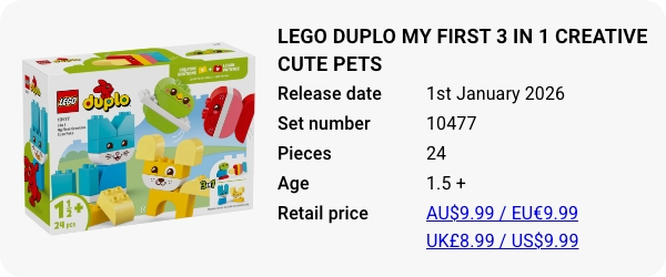New LEGO DUPLO January 2026