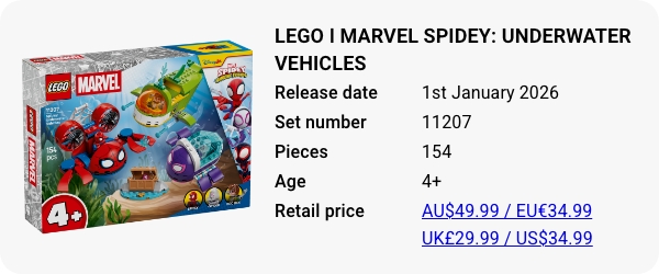 LEGO 11207 - LEGO® ǀ Marvel Spidey And His Amazing Friends Spidey Underwater Vehicles