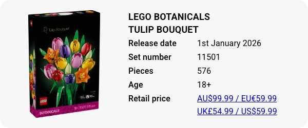 LEGO 11501 - LEGO Botanicals Tulip Bouquet