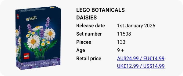 LEGO 11508 - LEGO Botanicals Daisies