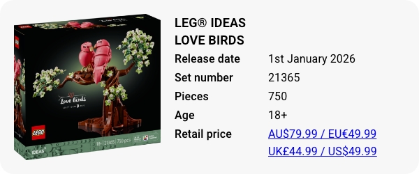 LEGO 21365 - LEGO Ideas Love Birds