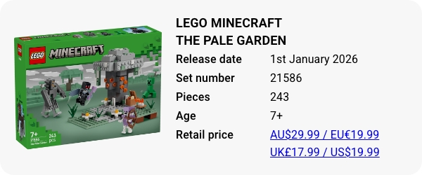 LEGO 21586 - LEGO Minecraft The Pale Garden