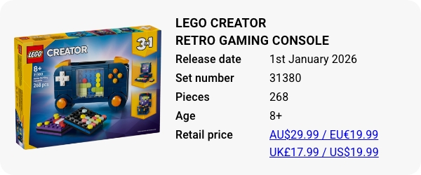 LEGO 31380 - LEGO Creator Retro Gaming Console