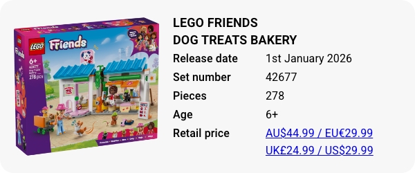 LEGO 42677 - LEGO Friends Dog Treats Bakery