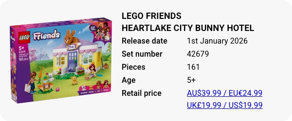 LEGO 42679 - LEGO Friends Heartlake City Bunny Hotel