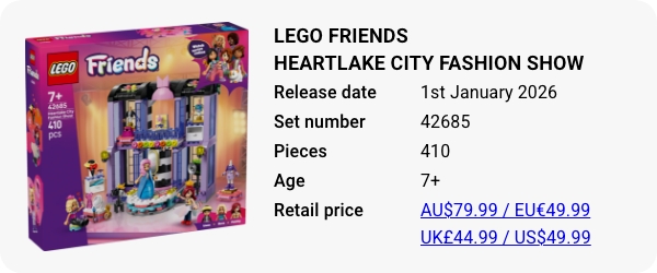 LEGO 42685 - LEGO Friends Heartlake City Fashion Show