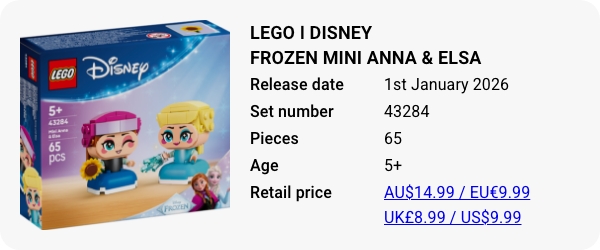 LEGO 43284 - LEGO ǀ Disney Frozen Mini Anna & Elsa