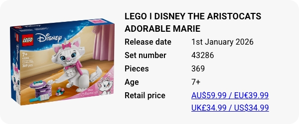 LEGO 43286 - LEGO ǀ Disney The Aristocats Adorable Marie