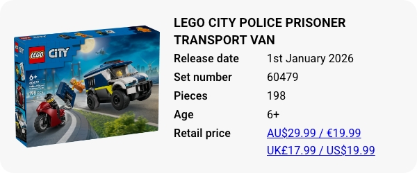 LEGO 60479 - LEGO City Police Prisoner Transport Van