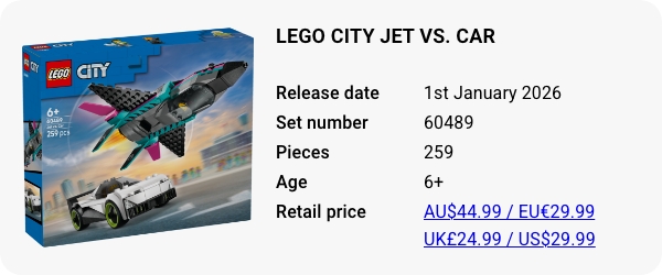 LEGO 60489 - LEGO City Jet vs. Car